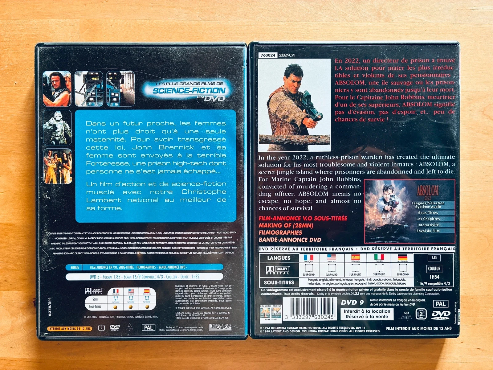 Lot 2 cult DVD's 90's speciaal sci-fi dystopisch. – photo 3